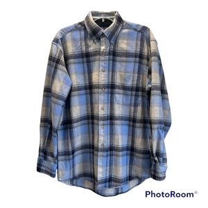Pendleton 100% virgin wool mens button down shirt size medium